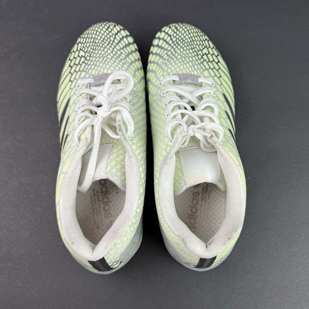 Adidas ZX FLUX XENO Glow-In-The-Dark Running 8000 TORSION gym Shoes Men sz 10 - Picture 7 of 11